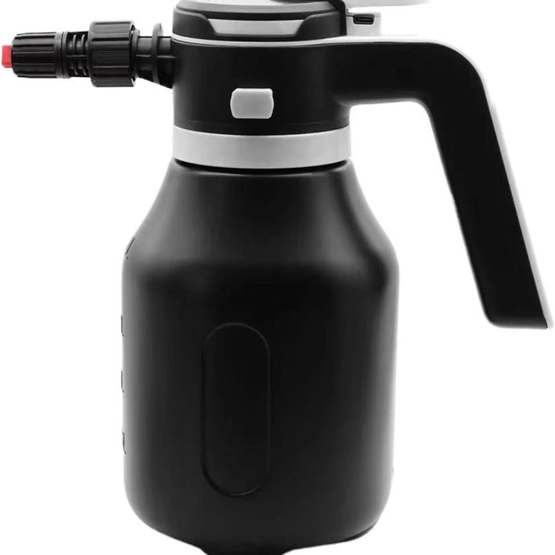 Electric Foam Sprayer for Car Wash, Garden & Home Cleaning, Rechargeable High-Pressure Tool with Adjustable Nozzle (Black)