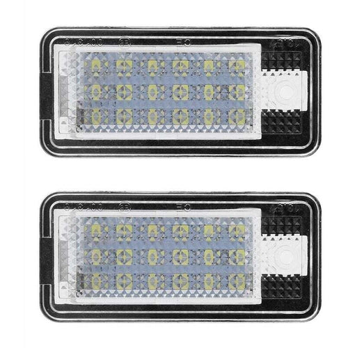 2pcs Car LED Number HOP-LPL0114 License Plate Lamp Bulb Kit for Audi A3 S3 A4 S4 B6 B7 A6 C6 S6