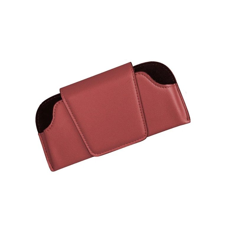 Magnetic car sun visor, sunglasses holder, car sun visor, sunglasses clip, General Motors interior accessories, storage box (red)