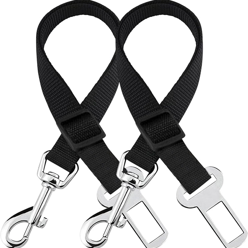 Dog Seat Belt for Car, Adjustable Nylon Pet Seatbelt, Supports All Cars, Dog Car Leash Seat Belt, Seatbelt for Dogs, Cats & Ferrets Travel Harness