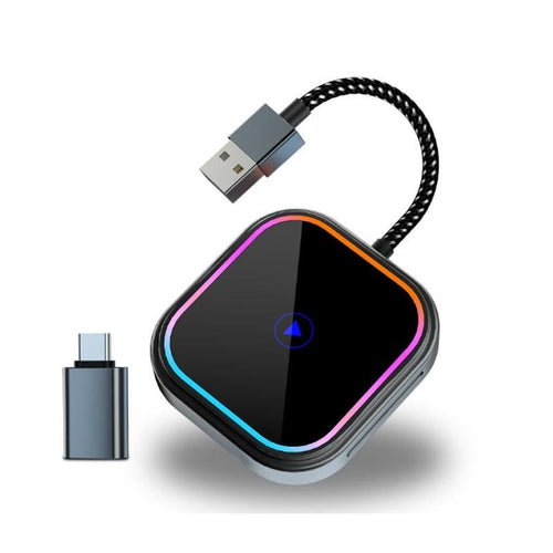 Wireless CarPlay Adapter USB to USB-C — Plug and Play for iPhone