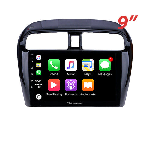 Mitsubishi Mirage 2012+ Nakamichi 9in Android Head Unit
