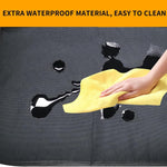 Kicking Mat with Organizer - 2 Pack Rear Seat Protector Seat Cover for your car, SUV, minivan or truck seat - Vehicle Rear Seat Child Safety Accessory - GM Interior Protector