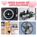 4PCS Heart-Shaped Car Vent Clips with Rhinestone,Bling Air Vent Clips Car Decorations,Premium Shiny Car Clips for Vents Accessories Interior (Black)