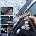 Car wireless snow blower: 130,000 RPM high-speed turbine, 4 adjustable wind speeds, Type-C charging dust removal pneumatic tool, suitable for cleaning both inside and outside the vehicle, snow removal, and crevice dust removal