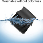 Yellow & Black Car Detailing Brush Set (2-Pack): Soft Bristle Dust Cleaners for Air Vents, Dashboard & Home Use