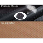 Universal Front Car Seat Cover Super Breathable Bamboo Charcoal Pu Leather,20.8 20.1''(1 Piece-Black)