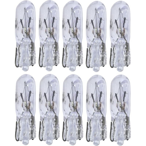 10 pcs T5 12V 1.2W DAshboard Light Bulbs