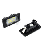 2 pcs Car License Plate Light For B Mw 1 3 5 X Series Error Free 2W 24 LED White Rear Number Plate Light Direct