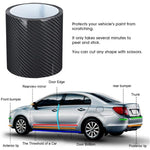 Anti-Scratch Carbon Fiber Strips Carbon Fiber Protective Film Dry Carbon Fiber Detailing Vinyl Wrap Strip Car Door Edge