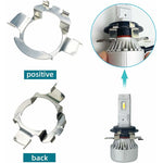 2 pcs Metal LED H7 Bulbs Adapters Lamp Base Holder Clip Bracket For Quasquai/Polo 6R / Polo 9R / Jetta Sport (Mk6) /