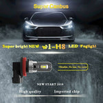 H11 H8 H9 H16 LED Fog Light Bulb, Pure White 6000K, Error Free Odb 12W 1200Lm LED DAytime Running Lights For Vehicle
