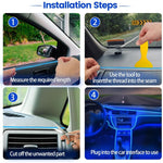 5M Car Interior Lighting,LED Car Interior,5V El Wire LED Light Strip For Car Interior,LED Car Interior Light Wire,Auto