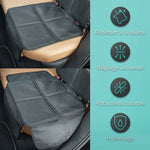 Car Seat Protector - For Car Seat - Premium Rear Seat Protector For Children - Isofix Compatible (Black)