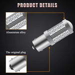4 X 1156Ba15S LED Bulb Red Super Bright 6000K 5630 33 Smd Backup Light Parking Reverse Position Rear Fog Light Bulb 12V