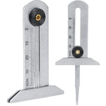Tire Tread Depth Gauge, Stainless Steel Tire Tread Depth Gauge Safety Tire Ruler Tire Meter 0-30Mm For Car Motorcycle