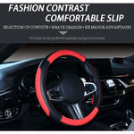 Car Steering Wheel Covers Wrap Microfiber Soft Anti-Slip Auto Steering Wheel Cover Protector Universal Car Accessories