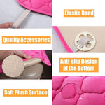 Car Seat Cushion Seat Cover Velvet Cover For Back Chair Front Seat Vehicle Protective Cover Mat Protector For Pets (2
