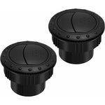 60Mm Car Interior Heater Vent Cover DAshboard Air Vent Deflector Side ROof Air Black Vent Outlet ROund Louvered DAsh