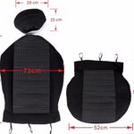 Car seat cover / Car seat cover / Car seat covers / Universal car seat covers - Driver/passenger seat cover (not for the back seat) - Universal - Fits most models - Stylish - Black/Blue