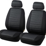 Car seat cover / Car seat cover / Car seat covers / Universal car seat covers - Driver/passenger seat cover (Not for rear seats) - Universal - Fits most models - Stylish - Black/Gray
