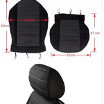 Car seat cover / Car seat cover / Car seat covers / Universal car seat covers - Driver/passenger seat cover (Not for rear seats) - Universal - Fits most models - Stylish - Black/Gray
