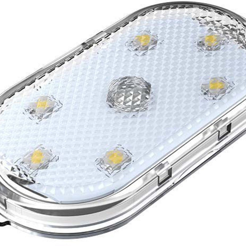 LED Car Lights - LED Car Lighting - 1 Pack - LED Interior Car Lighting - 7 Color Ambient Car Lighting - USB Rechargeable Car Reading Lights - Portable
