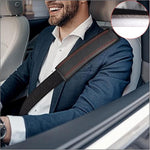 Seat belt protectors - Pack of 2 - Seat belt protectors - Seat belt protectors - Seat belt protectors for adults - Suitable for children's and adult seat belts (black and red)