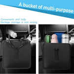 Universal Car Back Seat Storage Bag, Waterproof Small Garbage Container for Travel and Car Interior, Compatible with All Cars
