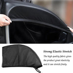 2-Pack Car Sunshade Mosquito Net, Compatible with Most Cars, Attached Over Door