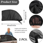 2-Pack Car Sunshade Mosquito Net, Compatible with Most Cars, Attached Over Door