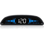Car HUD GPS Speedometer, Universal Windshield Display with Overspeed Alarm, USB Plug and Play, 4 Inch