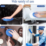 Polishing Sponge - Car Polishing Pads - Car Cleaning Sponges Polishing Pads - For Car Care - Polish Foam Applicator Pads - 6 Pieces ø 125mm - For Cars, Trucks, Boats, Cleaning and Fine Polishing
