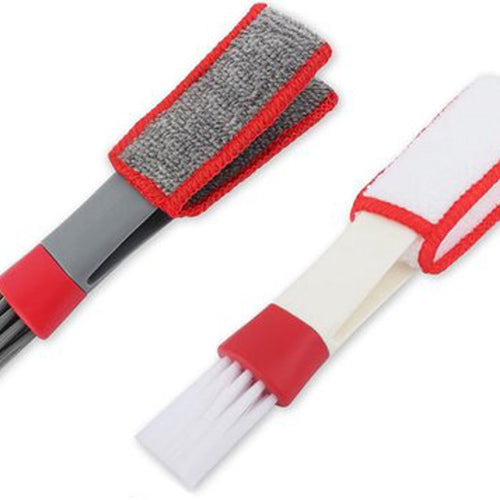 Blind cleaner - 2 pieces - Blind cleaner - Mini dust cloth - Blind cleaner - Ventilation brush - Dust cloth - Dust-free blinds - Easy to grip - Ideal cleaning tool - For car air vents - Microfiber dust cloth