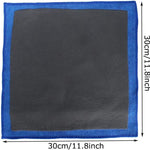 2 pieces - Car clay cloth - Car wash towel - Car cleaning towel - Clay bar - Clay towel - Clay bar towel - Car cleaning - detailing cloth - perforated polishing cloth - cleaning cloth - for car detailing, car cleaning - 30*30 cm - blue