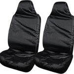 2 pieces - Car seat covers - Seat cover - Universal truck seat cover - Universal car seat covers - Waterproof - Front seat cover - dust cover - with storage bag - 138*56 cm - black