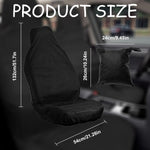 2 pieces - Car seat covers - Seat cover - Universal truck seat cover - Universal car seat covers - Waterproof - Front seat cover - dust cover - with storage bag - 138*56 cm - black