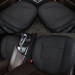 Seat cushion - Car seat cushion - Car cushions - for car - PU leather - Comfortable - Chair cushion - half pack - black - 52*50*1cm
