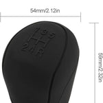 Car Silicone Gear Shift Knob Covers Black Grey 2 Pack 6-Speed Compatible with Various Models