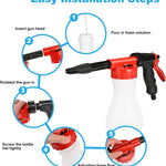 Car Foam Gun,    - Adjustable Ratio Dial Car Snow Soap Gun Fit Low Water Pressure Universal Standard Garden Hose, Blaster Car Washer Sprayer for Home Garden Use