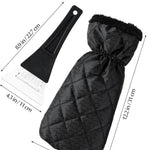 Snow Removal Tools - Snow Shovel - Windshield Ice Scraper - Antifreeze Gloves for Easily Removing Frost and Ice from the Windshield - Snow Scraper - Ultra-Light Tool for Defrosting Car Windows