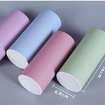 LGCASL Car Tissue Holder with Facial Tissue Car Tissue Travel Cylinder Tissue Decorative Tissue Round Tissue Box Disposable Facial Tissue for Car Bathroom, A Green Car-Mounted Paper Roll Green Car tissue paper cylinder Red