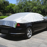 Waterproof Car Cover All Weather for Automobiles, Outdoor Sun UV Rain Dust Wind Snow Protection for sedan
