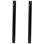 Worgeous Hydraulic Jack Handle Replacement for Car Repair with Steel and Rubber Material Black 2 pcs