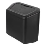 SWETRACE 1Set Trash Holder for Car Rectangular Black Plastic with for Drivers