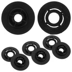 SWETRACE 4Pcs Car Accessories Floor Mat Clips Black Plastic Clips for Vehicle 1.57X1.57X0.28in