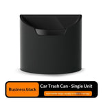 Leakproof Car Trash Can,Mini Car Trash Bin for SUV and Truck,Small Removable Liner Garbage Can,Waterproof Automotive Trash Can for Vehicle,Home,Office,Multipurpose,Easy to Clean (Black)