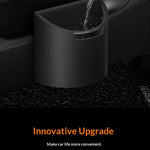 Leakproof Car Trash Can,Mini Car Trash Bin for SUV and Truck,Small Removable Liner Garbage Can,Waterproof Automotive Trash Can for Vehicle,Home,Office,Multipurpose,Easy to Clean (Black)