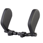 Car Headrest Pillow, Adjustable Head Neck Support Pillow, U- Shaped, Travel Sleeping Car Headrest, Only for Car Seat Headrest with Poles（black small）