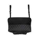 Car Purse Holder - Durable Leather Seat Back Organizer, Front Seat Storage Barrier, Pet & Kids Driver Storage Netting Pouch （Classic）